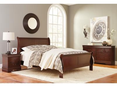 Signature Design by Ashley Alisdair Queen Sleigh Bed, Dresser, Mirror, and Chest - B376B15