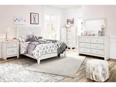 Signature Design by Ashley Paxberry Full Panel Bed, Dresser, Mirror and Chest - B181B17