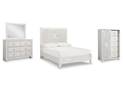 Signature Design by Ashley Paxberry Full Panel Bed, Dresser, Mirror and Chest - B181B17