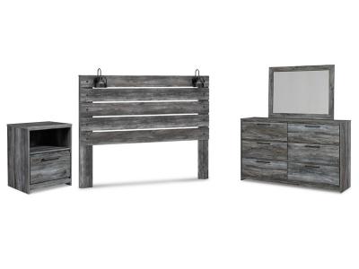 Signature Design by Ashley Baystorm King Panel Headboard, Dresser, Mirror and Nightstand - B221B46