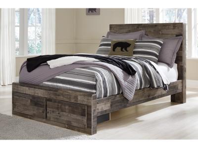 Signature Design by Ashley Derekson Full Panel Storage Bed with Nightstand - B200B46