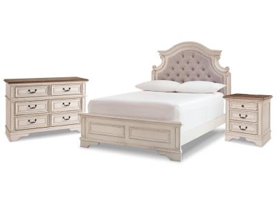 Signature Design by Ashley Realyn Full Panel Bed, Dresser and Nightstand - B743B26