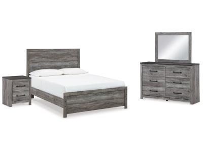 Signature Design by Ashley Bronyan Queen Panel Bed, Dresser, Mirror and Nightstand - B1290B5