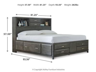 Signature Design by Ashley Caitbrook King Storage Bed, Dresser, Chest and 2 Nightstands - B476B10