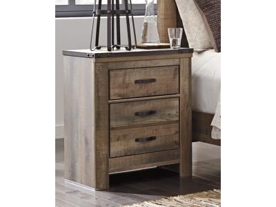 Signature Design by Ashley Trinell Queen Panel Bed and Nightstand - B446B58