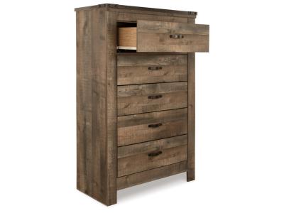 Signature Design by Ashley Trinell Queen Panel Bed, Chest and 2 Nightstands - B446B59