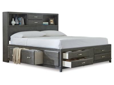 Signature Design by Ashley Caitbrook California King Storage Bed, Dresser, Mirror and Chest - B476B11